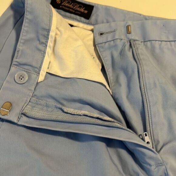 Brooks Brothers Light Blue 100% Cotton Front Back Pockets Women's Shorts Size 6 - Picture 9 of 13